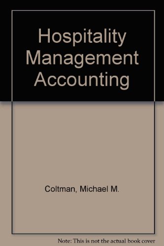 Stock image for Hospitality management accounting for sale by POQUETTE'S BOOKS