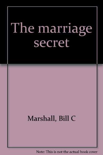 Imagen de archivo de The Marriage Secret a la venta por Better World Books