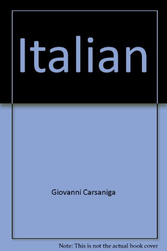 Stock image for Italian for sale by Robinson Street Books, IOBA