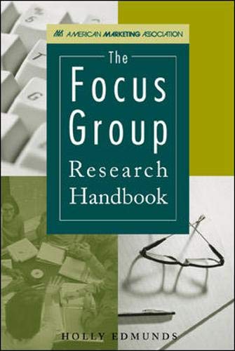 Stock image for The Focus Group Research Handbook (American Marketing Association) for sale by SecondSale
