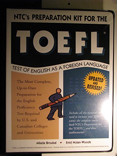 Ntc's Preparation for the Toefl: Test of English As a Foreign Language (9780844204826) by Broukal, Milada; Nolan-Woods, Enid