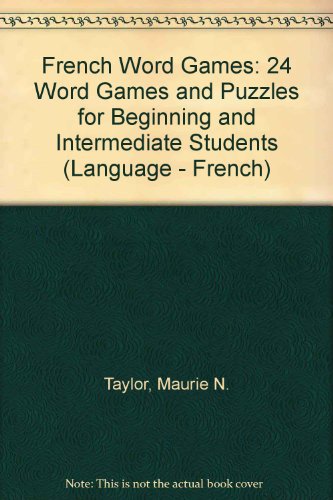 Beispielbild fr French Word Games BM (Language - French) zum Verkauf von Wonder Book
