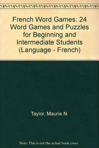 Imagen de archivo de French Word Games BM (Language - French) a la venta por Wonder Book