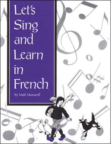 9780844214559: SONGS AND GAMES: LETS SING AND LEARN IN FRENCH BOOK ONLY, GRADES K-8 (OTHER)