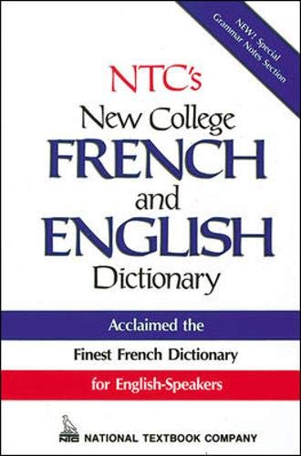 Stock image for NTC's New College French and English Dictionary (Thumb Index) for sale by Better World Books