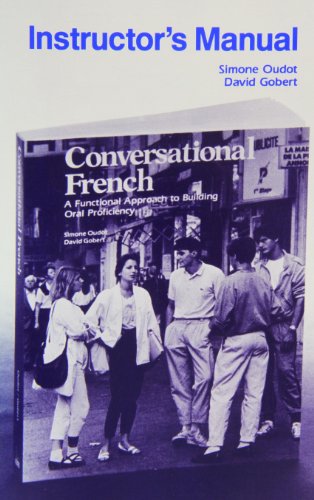 Stock image for Conversational French. Instructor's Manual for sale by Ergodebooks