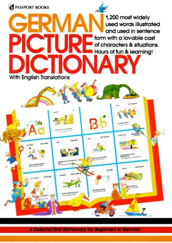 Stock image for German Picture Dictionary with English Translations (German Edition) for sale by Front Cover Books
