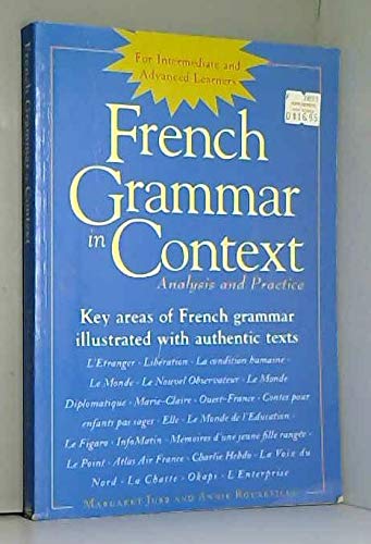 Imagen de archivo de French Grammar in Context a la venta por ThriftBooks-Dallas