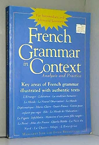 Stock image for French Grammar in Context for sale by ThriftBooks-Dallas