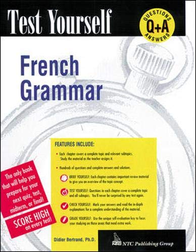 Beispielbild fr Test Yourself: French Grammar zum Verkauf von WorldofBooks