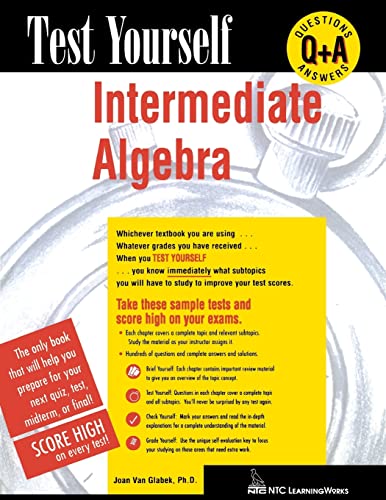 9780844223612: Test Yourself: Intermediate Algebra