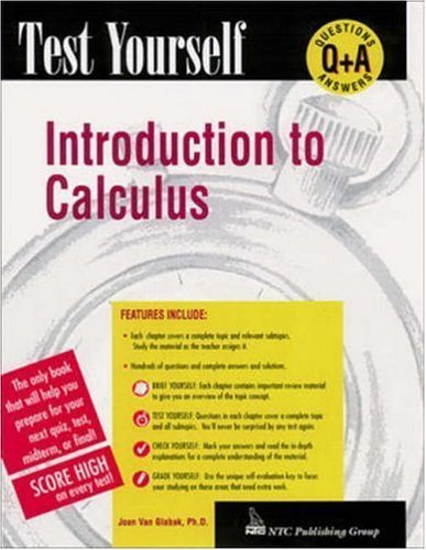 Imagen de archivo de Introduction to Calculus (Test Yourself) a la venta por HPB-Red