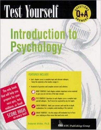 Stock image for Test Yourself: Introduction to Psychology for sale by HPB-Red