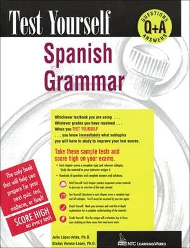 Stock image for Test Yourself: Spanish Grammar for sale by AwesomeBooks