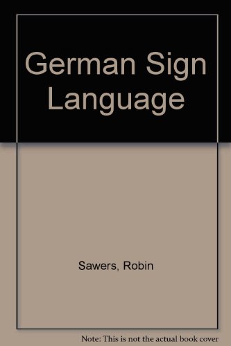 9780844224459: German Sign Language