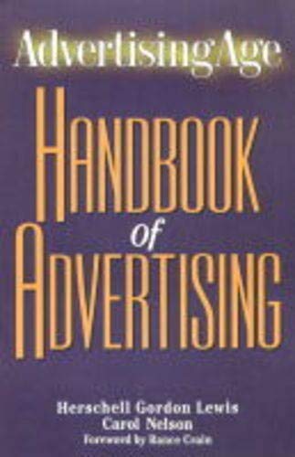 Beispielbild fr Advertising Age Handbook Of Advertising zum Verkauf von Books From California