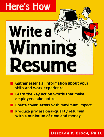 Stock image for Write a Winning Resume : Here's How for sale by Basement Seller 101