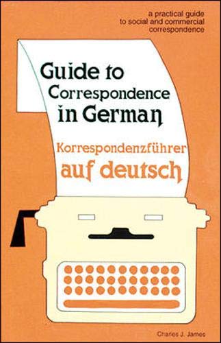 Stock image for Guide to Correspondence in German for sale by Open Books