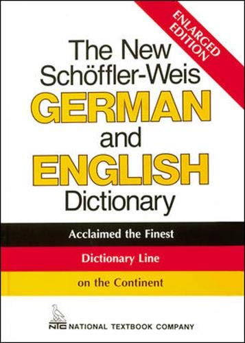 Imagen de archivo de New Schoffler-Weis German-English Dictionary a la venta por Better World Books