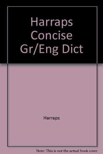 Stock image for Harrap's Concise German and English Dictionary: English-German/German-English in One Volume for sale by HPB-Diamond