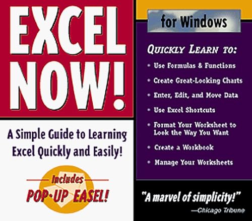 Excel Now! for Windows: A Simple Guide to Learning Excel Quickly and Easily! : Includes Pop-Up Easel! (9780844229201) by Medved, Robert; Ames, Jennifer