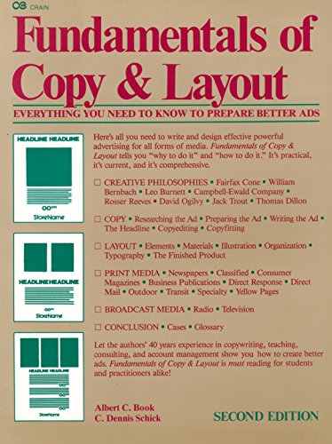 Stock image for Fundamentals of Copy & Layout : A Manual for sale by Thomas F. Pesce'