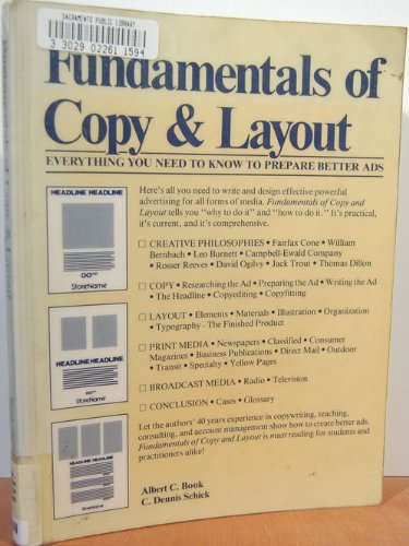 Fundamentals of Copy and Layout - Albert C. Book, C. Dennis Schick