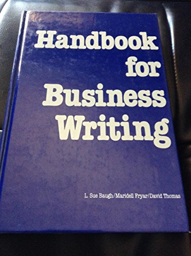 Stock image for Handbook for Business Writing for sale by HPB-Red