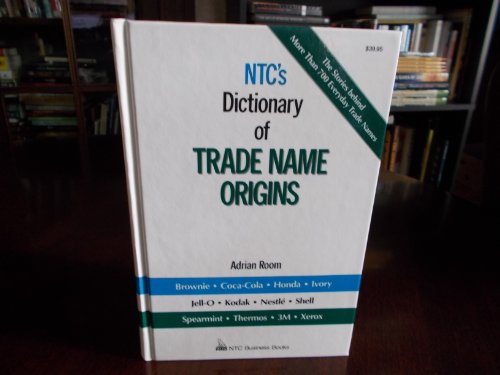 Imagen de archivo de Dictionary of Trade Name Origins a la venta por Better World Books