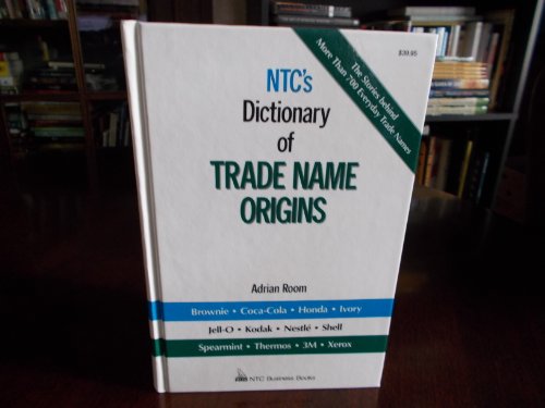 Stock image for Dictionary of Trade Name Origins for sale by Better World Books