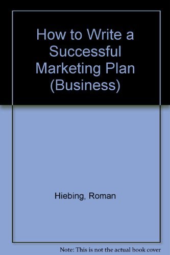 9780844231990: How to Write a Successful Marketing Plan (Business)