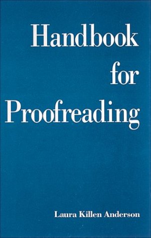 Beispielbild fr Handbook for Proofreading zum Verkauf von Bingo Used Books