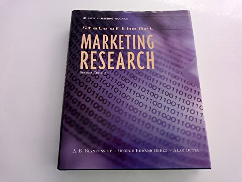 Imagen de archivo de State of The Art Marketing Research a la venta por SecondSale