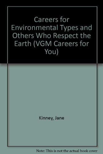 Beispielbild fr Careers for Environmental Types: And Others Who Respect the Earth zum Verkauf von NEPO UG