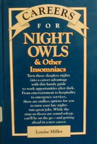 9780844241159: Careers for Night Owls & Other Insomniacs (Vgm Careers for You Series)