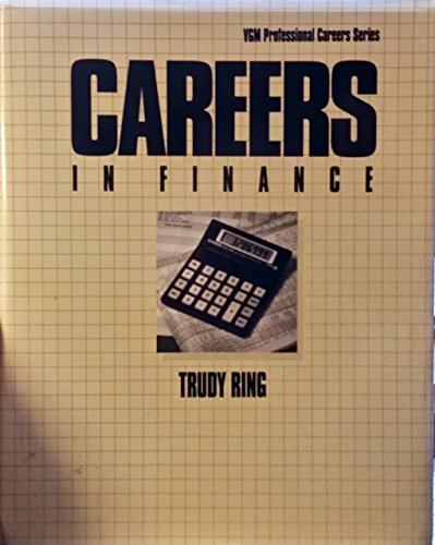 9780844241869: Careers in Finance (VGM Professional Careers Series)