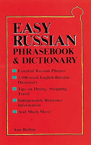 Imagen de archivo de Easy Russian Phrasebook and Dictionary a la venta por The Unskoolbookshop