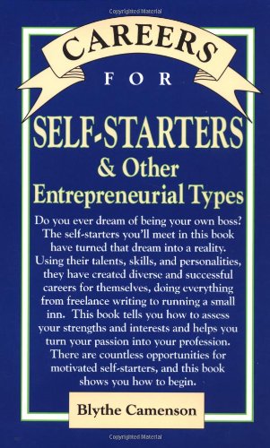 9780844243306: Careers for Self-Starters & Other Entrepreneurial Types