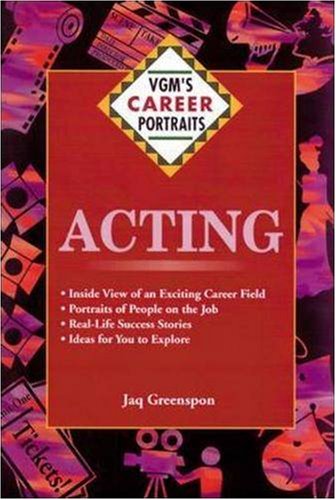 Beispielbild fr Acting (VGM's Career Portraits Ser.) zum Verkauf von Black and Read Books, Music & Games