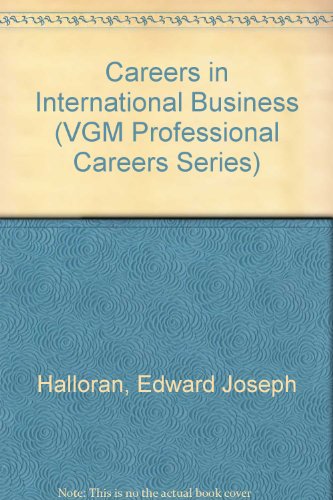 Beispielbild fr Careers in International Business zum Verkauf von Better World Books