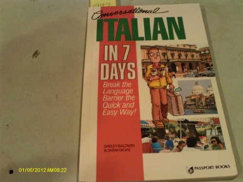 Imagen de archivo de Conversational Italian in 7 Days a la venta por SecondSale