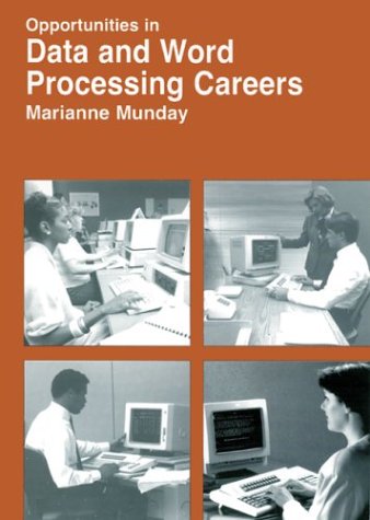 9780844246130: Data & Word Processing Careers Pb (Opportunities in Series)