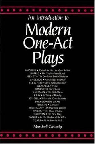 Beispielbild fr An Introduction to Modern One-Act Plays zum Verkauf von Better World Books