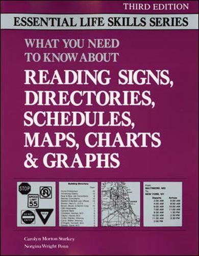 Beispielbild fr What You Need to Know About Reading Signs, Directories, Schedules, Maps, Charts & Graphs (Essential Life Skills) zum Verkauf von SecondSale