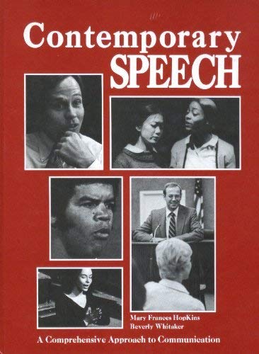 Contemporary Speech (9780844251912) by Hopkins