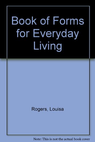 Stock image for Book of Forms for Everyday Living for sale by Stephen White Books