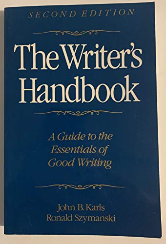 Beispielbild fr The Writer's Handbook zum Verkauf von Wonder Book