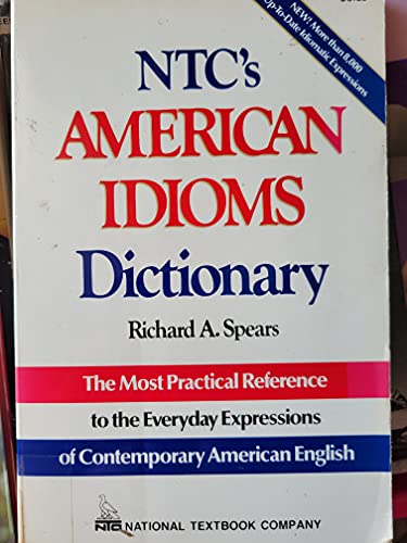 Beispielbild fr Dictionary of American Idioms zum Verkauf von SecondSale