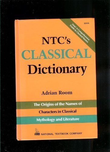 9780844254739: Ntc's Classical Dictionary: The Origins of the Names of Characters in Classical Mythology
