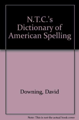 Beispielbild fr Ntc's Dictionary of American Spelling zum Verkauf von Versandantiquariat Felix Mcke